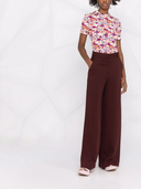 Rabanne Short Sleeved T Shirt With Floral Print