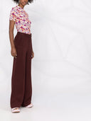 Rabanne Short Sleeved T Shirt With Floral Print