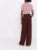 Rabanne Short Sleeved T Shirt With Floral Print