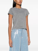 Alexander Wang hat geschlagenes geprägteres T -Shirt