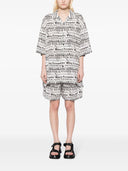 Alexander Wang Boxer Newspaper With Print