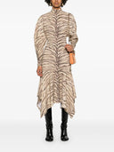 Stella Mccartney Long Dress With Tiger Print
