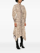 Stella Mccartney Long Dress With Tiger Print