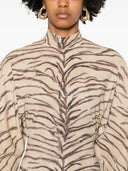 Stella Mccartney Long Dress With Tiger Print