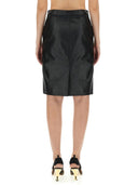 Falda de cuero Fendi