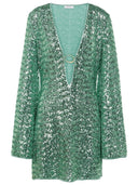 Oseree Beach Cover Up With Sequins