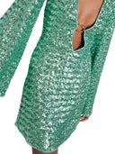 Oseree Beach Cover Up With Sequins