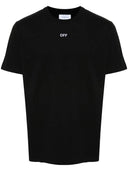 Off White T Shirt With Embroidery