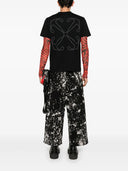 Off White T Shirt With Embroidery