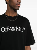 Off White Big Bookish Skate Cotton T Shirt