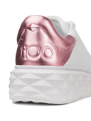 Sneaker Maxi Diamond Jimmy Choo con effetto metallico