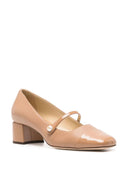 Jimmy Choo Décolleté In Nappa And Biscuit Patent Leather