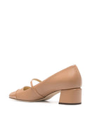 Jimmy Choo Décolleté In Nappa And Biscuit Patent Leather