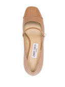 Jimmy Choo Décolleté In Nappa And Biscuit Patent Leather