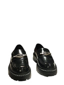 Jimmy Choo Black Box Calfskin Loafers