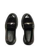 Jimmy Choo Black Box Calfskin Loafers