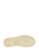 Autry Medalist Low Sneakers In White And Fuchsia Leather And Suede