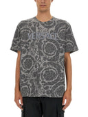 Versace Silhouette Baroque Logo T Shirt