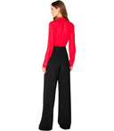 Elisabetta Franchi Body croisé rouge