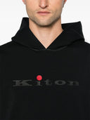Kiton Sweatshirt mit gummiertem Logo