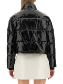 Courreges Short Vinyl Down Jacket