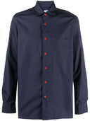 Kiton Long Sleeved Cotton Shirt