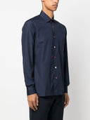 Kiton Long Sleeved Cotton Shirt
