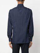 Kiton Long Sleeved Cotton Shirt