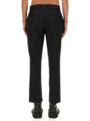 Pantalon en laine blanche