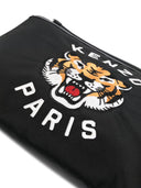 Kenzo Clutch With Tiger Head Motif