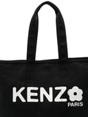 Kenzo Large `Kenzo Utility` Canvas Tote Bag
