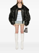 The Attico Black Bomber Jacket