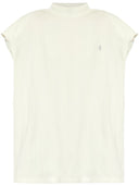 The Attico Ribbed Top With Embossed Logo