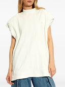 The Attico Ribbed Top With Embossed Logo