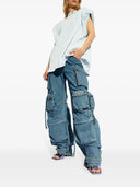 The Attico Ribbed Top With Embossed Logo