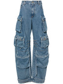 Die Attico Farn Wide Leg Fracht Jeans