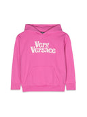 Versace Sweatshirt Fleece Very Versace Embroidery