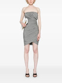 Il vestito corto Attico con increspature