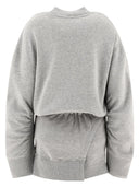 L'abito corto Attico con ricamo logo