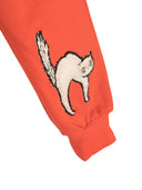 Mini Rodini Angry Cat Application Sweatpants