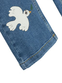 Mini Rodini Peace Where Danim Flared Jeans