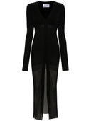 Attico V hals midi -kjole