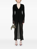 Attico V hals midi -kjole