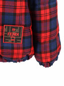 Fendi Jr Piumino Red Tartan