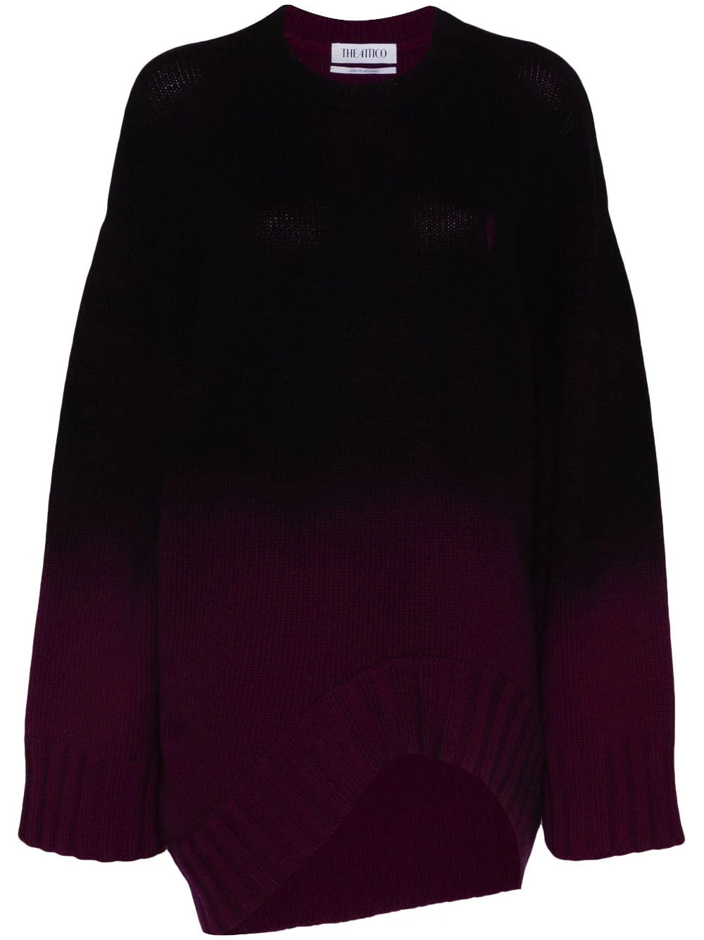 The Attico Long Sweater With Shaded Effect