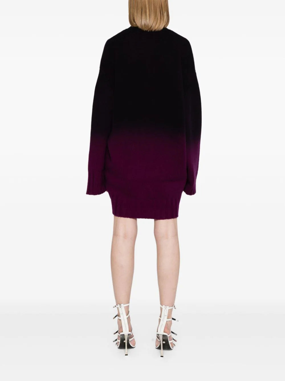 The Attico Long Sweater With Shaded Effect