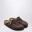 Slippista di Birkenstock Boston Habana in pelle oliata