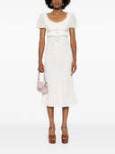 Self Portrait Floral Lace Midi Dress