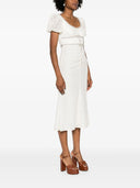 Self Portrait Floral Lace Midi Dress
