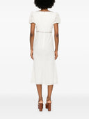Self Portrait Floral Lace Midi Dress
